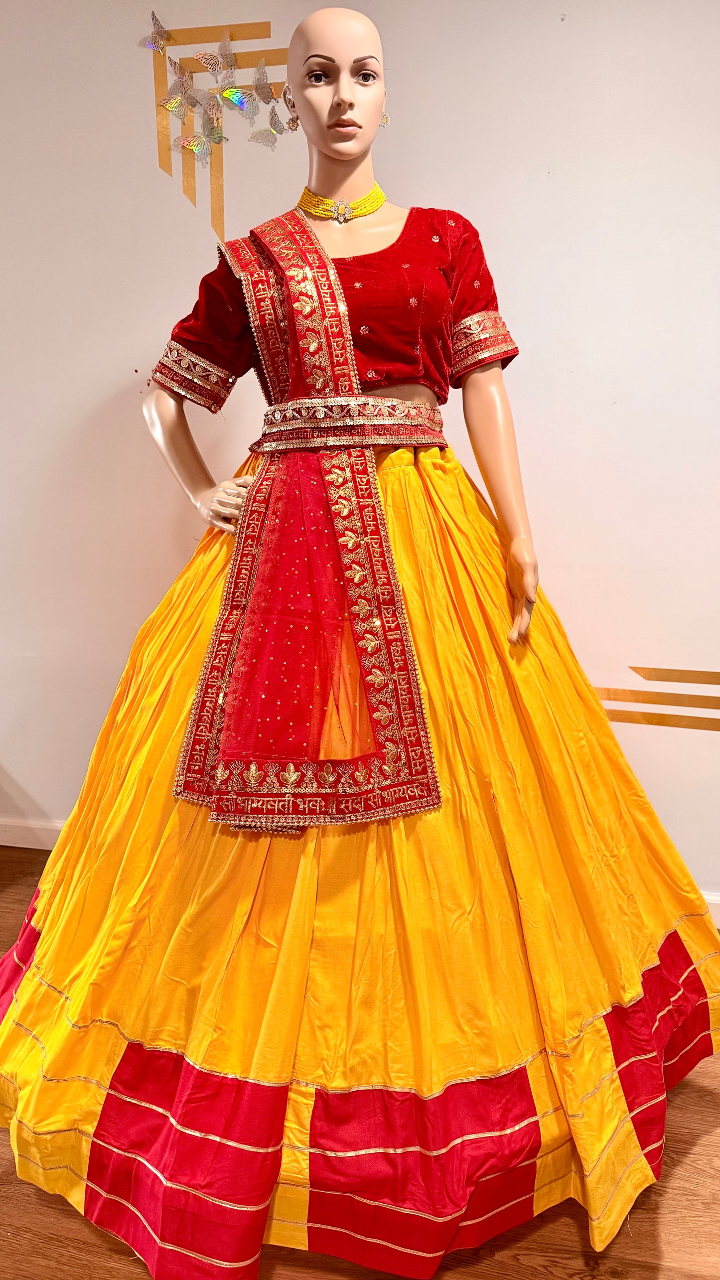 Navratri Vibes → KarwaChauth Elegance