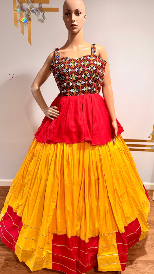 Navratri Vibes → KarwaChauth Elegance