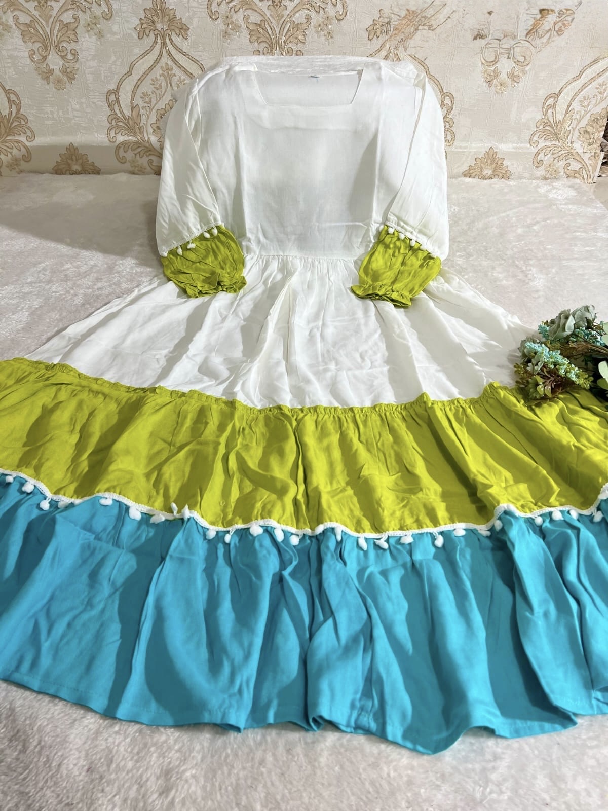 Rayon Cotton Gown