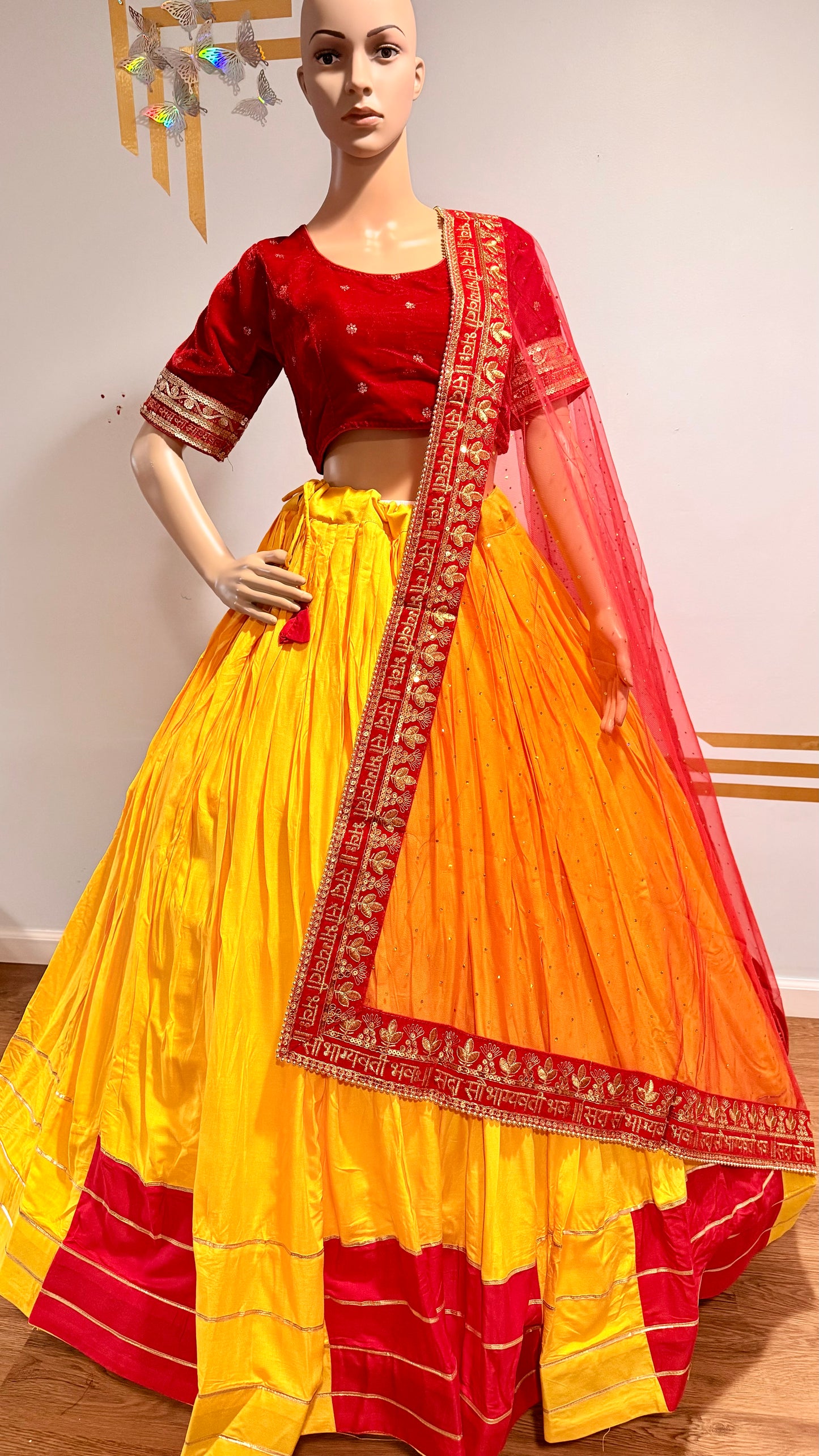 Navratri Vibes → KarwaChauth Elegance
