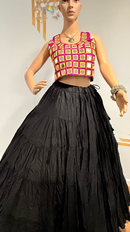 Adorable Designer Readymade Reyon Lehenga Choli Set