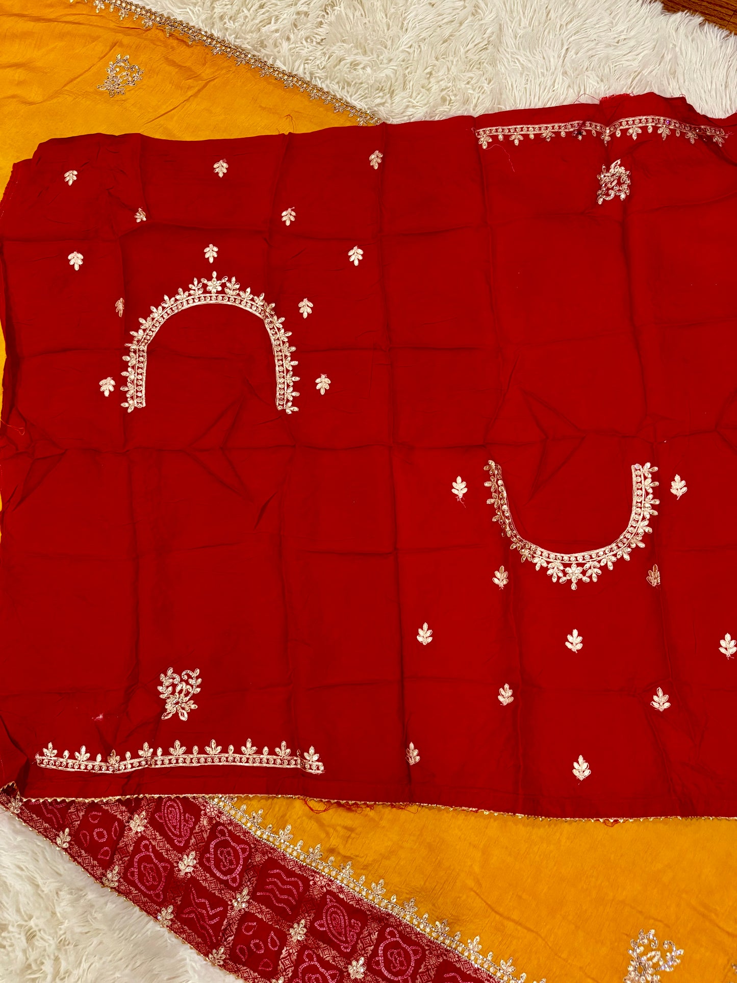 Designer Banarasi Upada Gajji Silk Saree | Bridal & Festive Saree