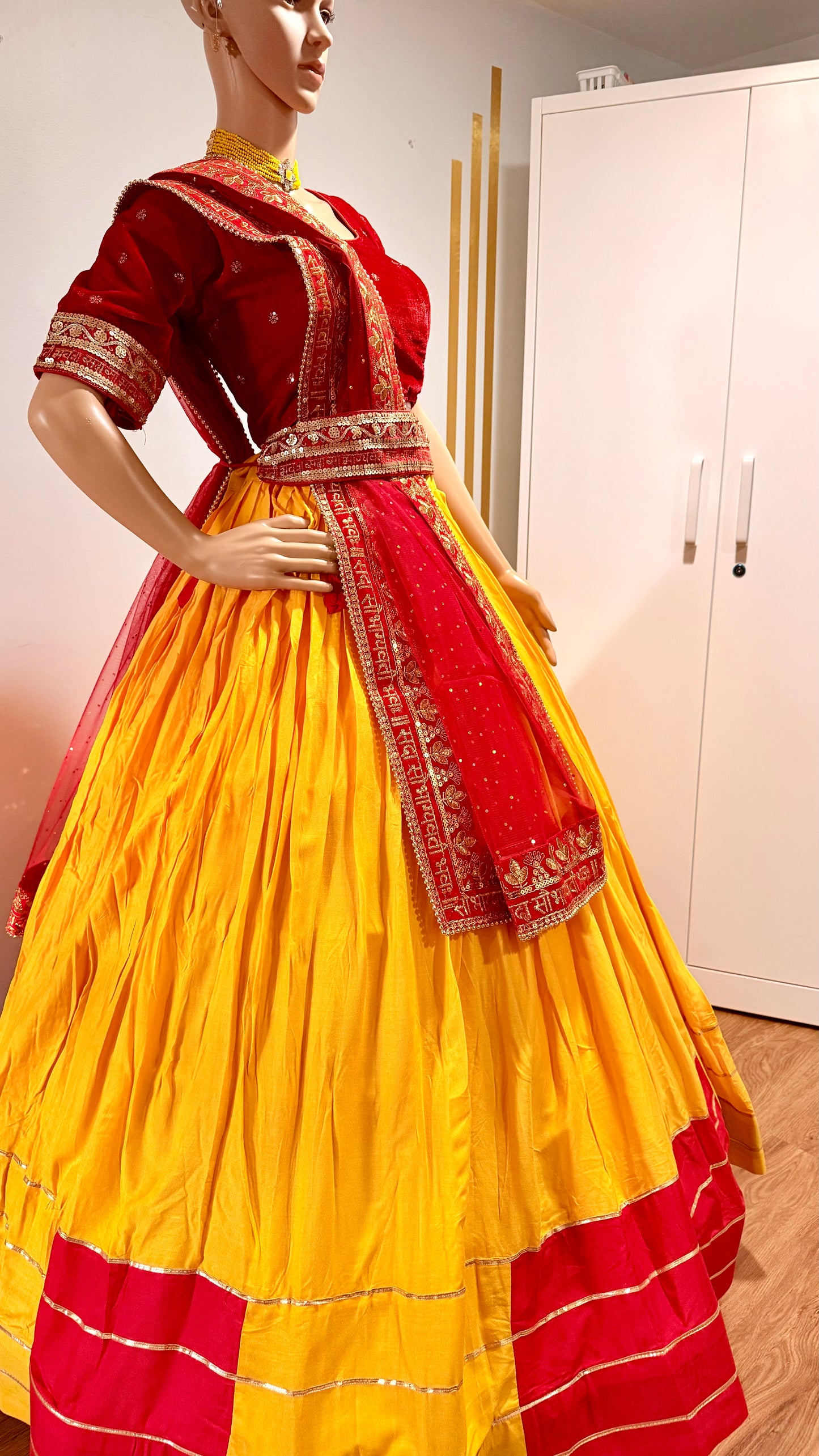 Navratri Vibes → KarwaChauth Elegance
