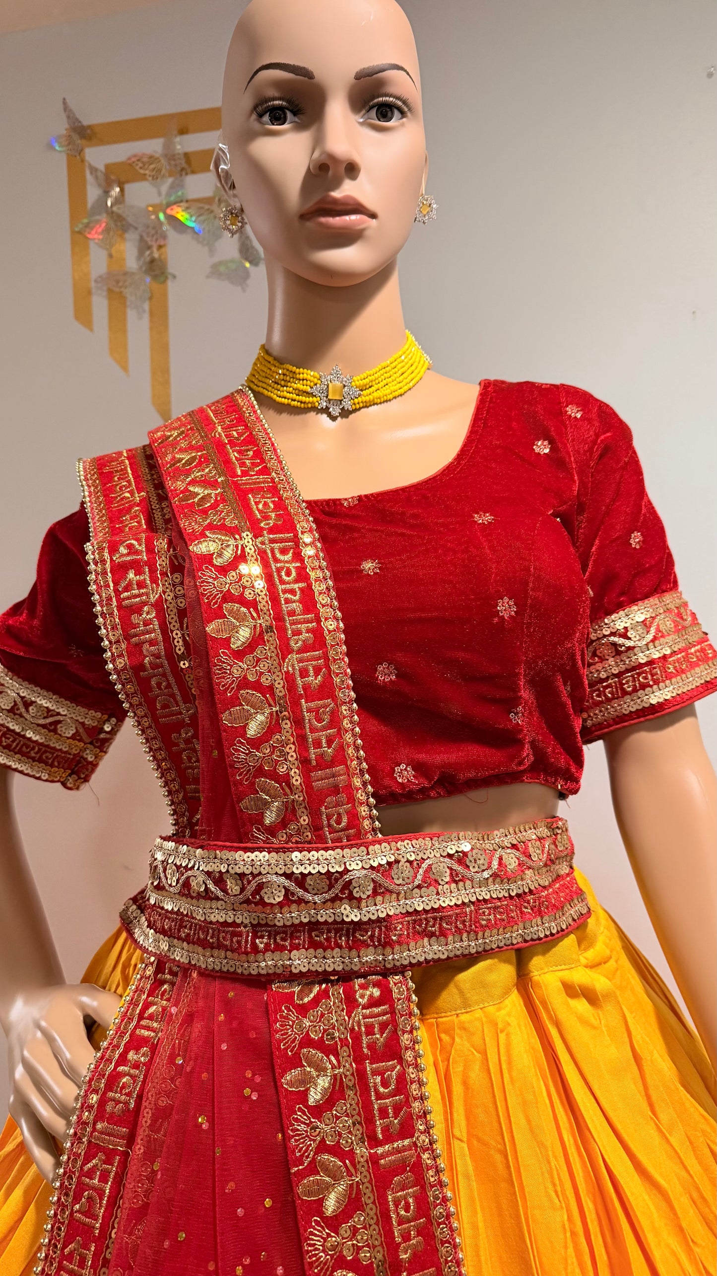 Navratri Vibes → KarwaChauth Elegance