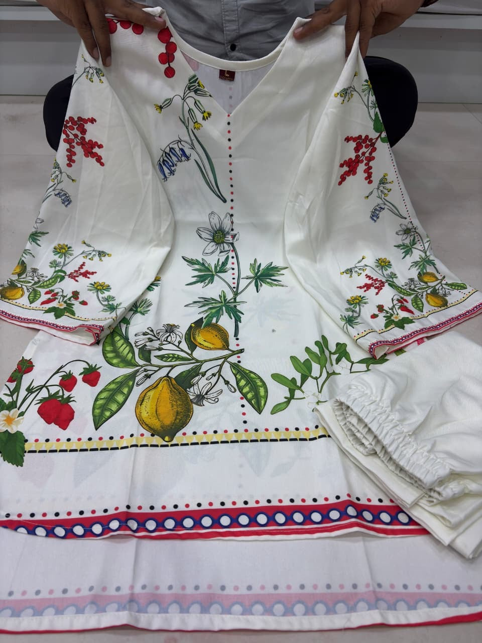 Heavy Rayon Cotton Digital Print Co-Ord Set
