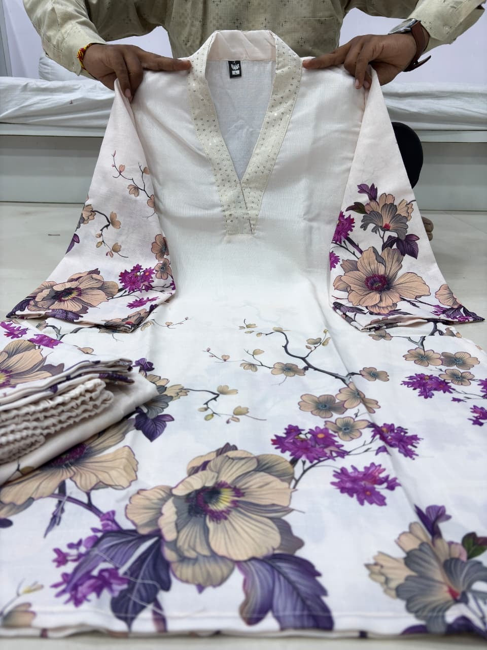 Premium Lilan Cotton Co-Ord Set