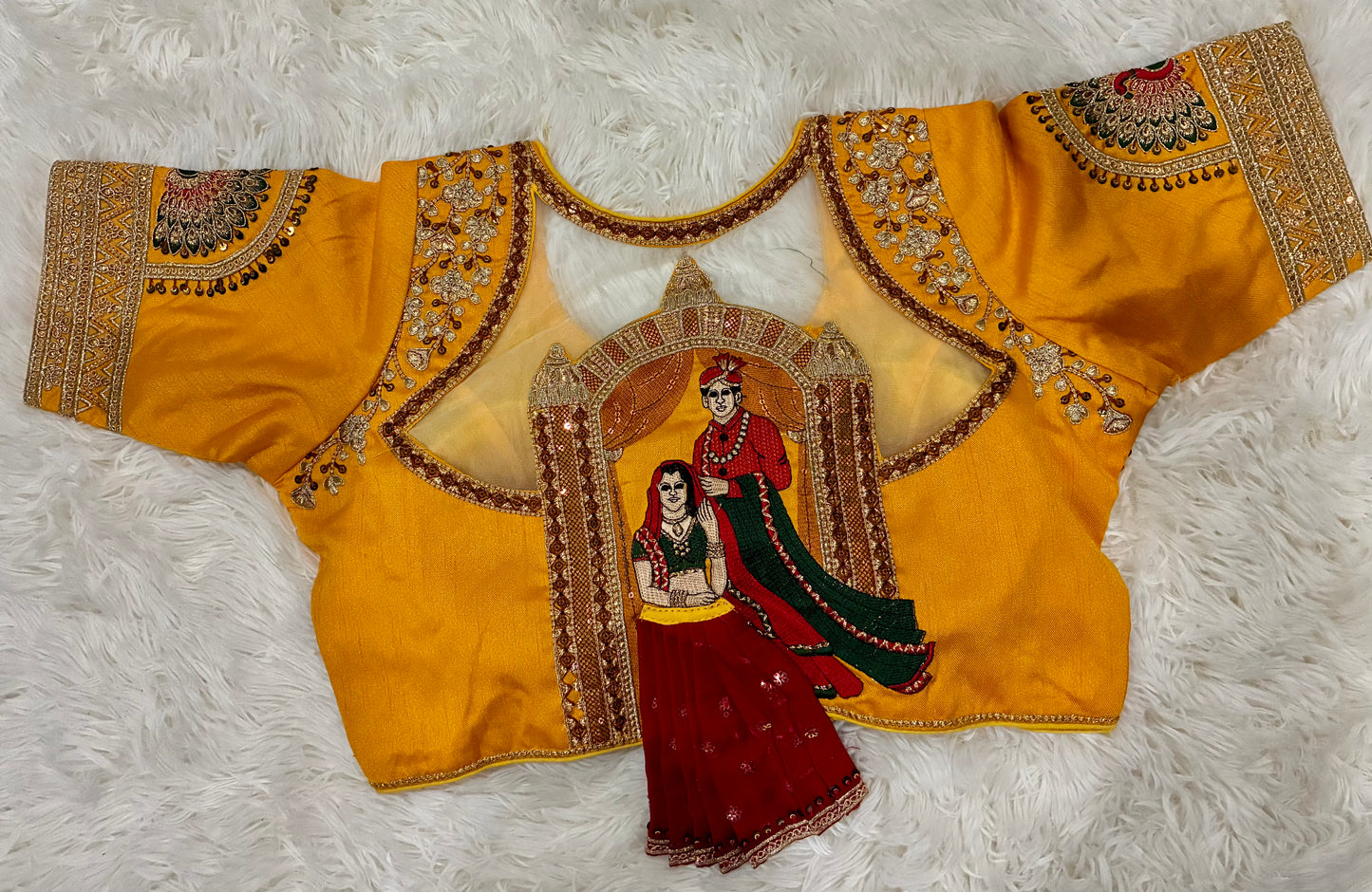 Fancy Embroidery With Beautiful 3D Barbie Work
