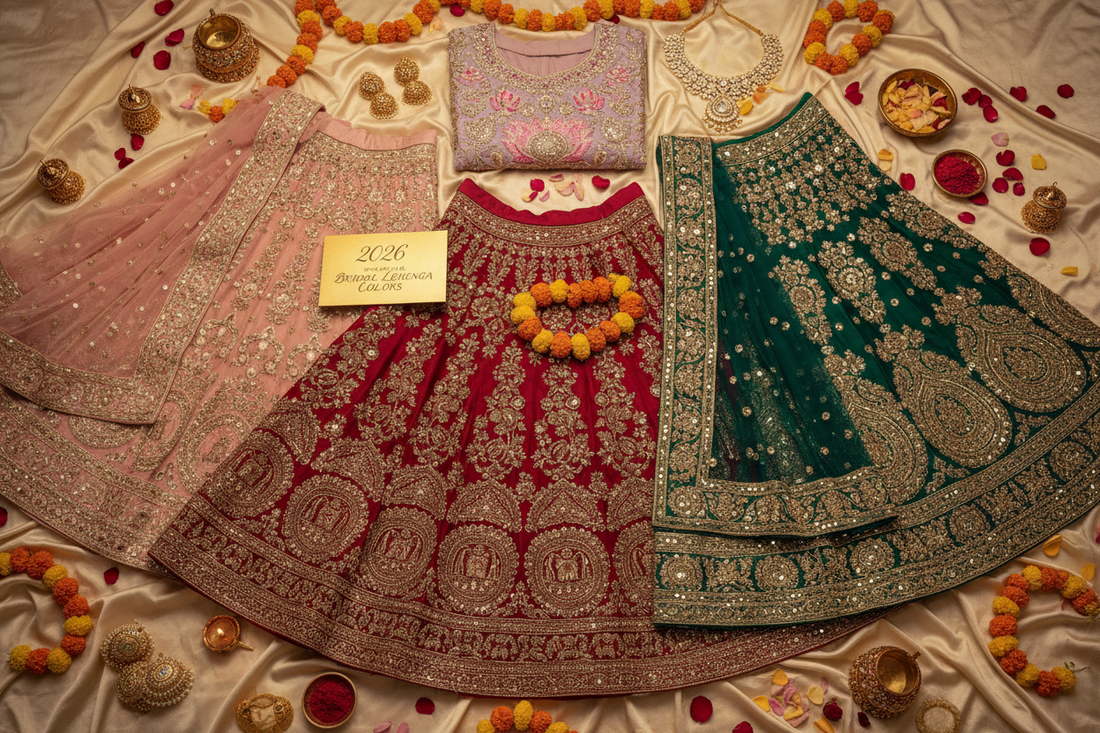 Best Bridal Lehenga Colors for 2026 Indian Weddings