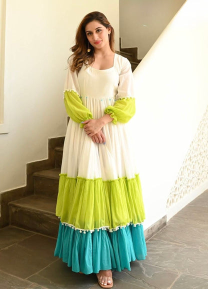 Rayon Cotton Gown