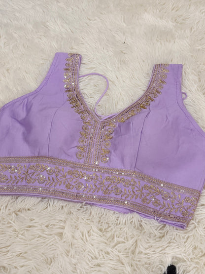 Roman Silk Embroidered Blouse