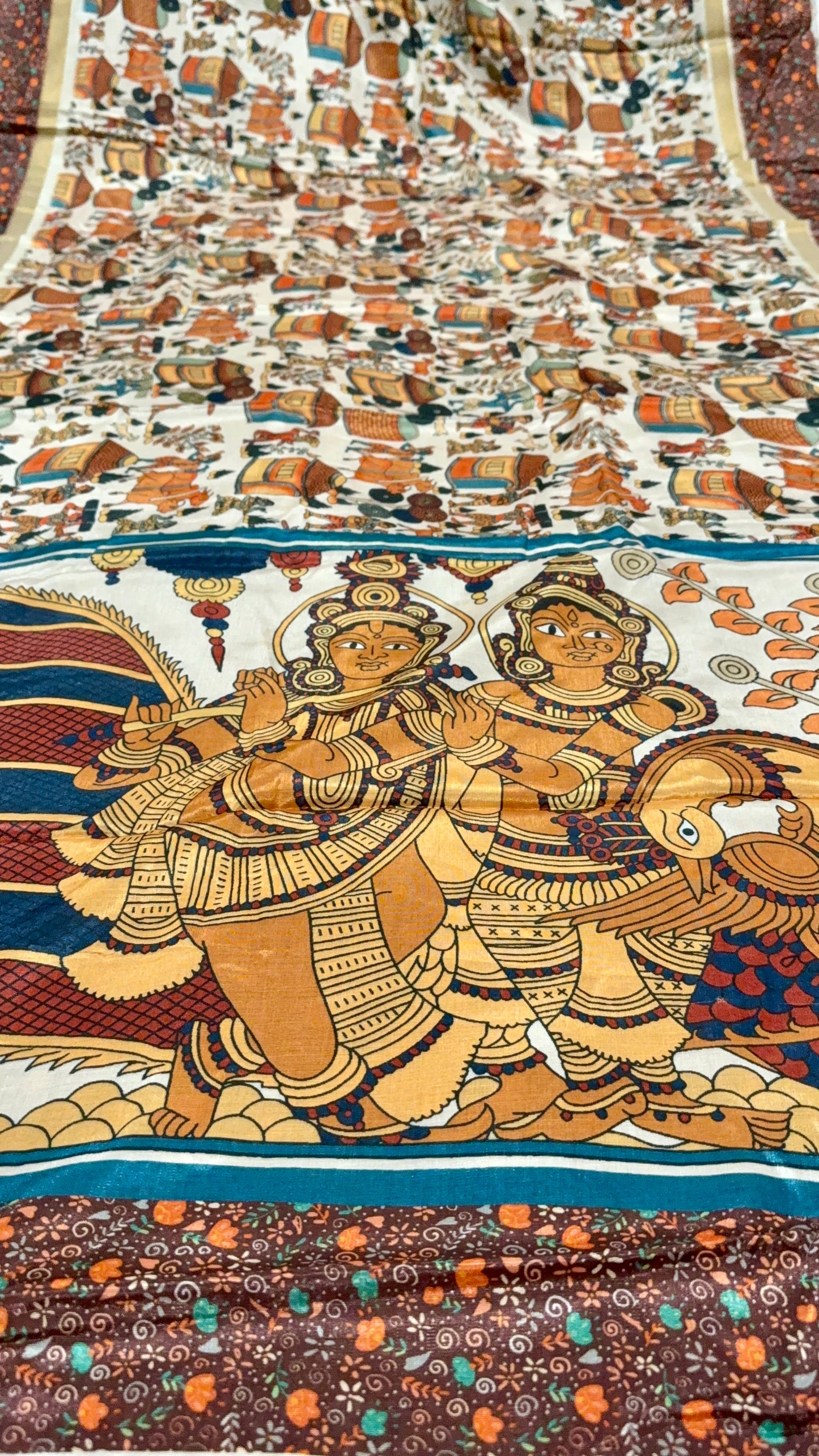 Premium Kalamkari saree