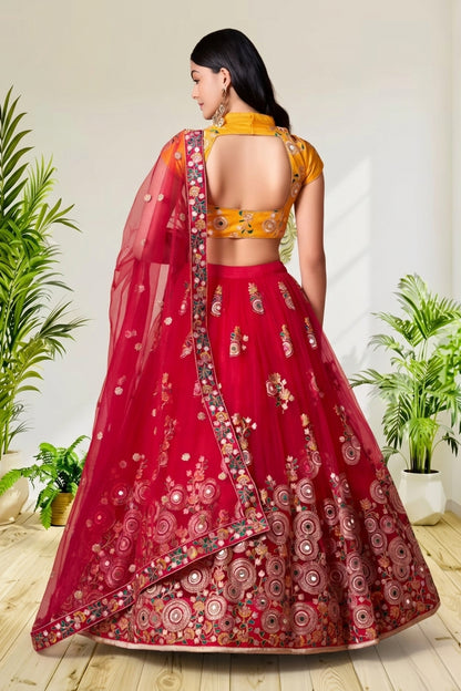 Floral Embroidered Lehenga Choli Set