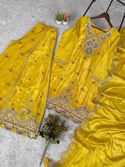 Sunshine Royale Chinon Palazzo Suit Set