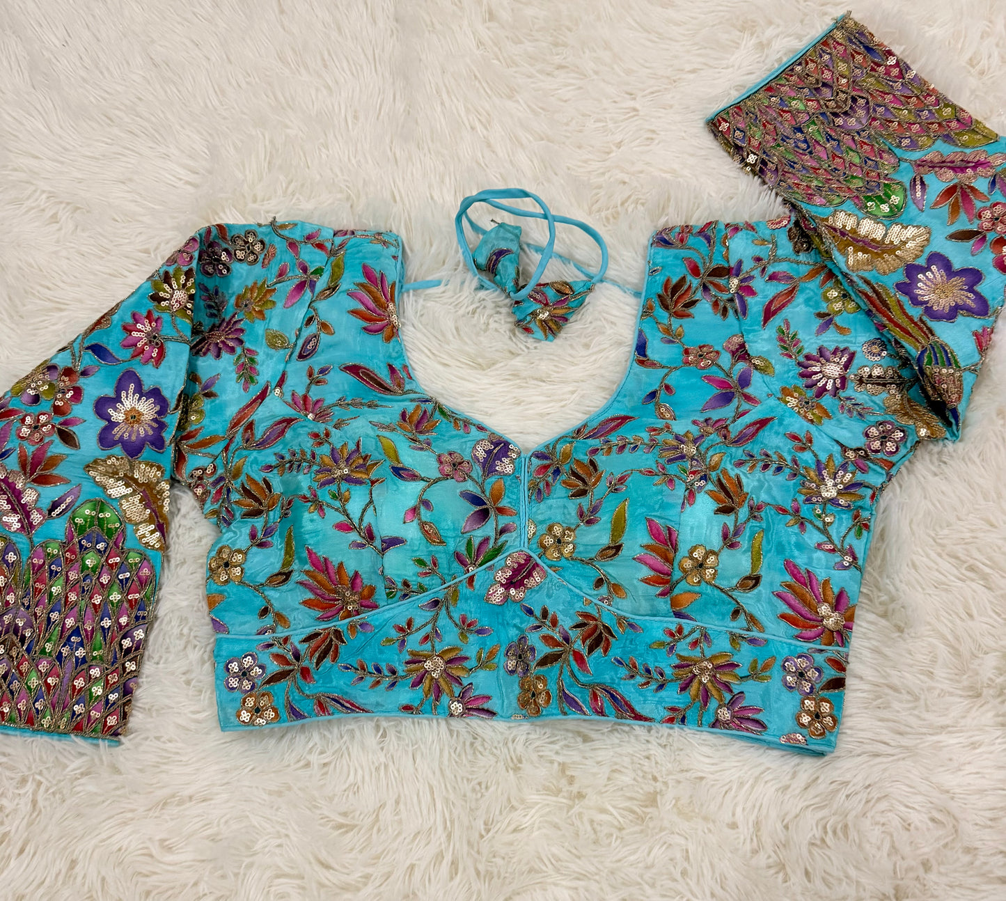 Long Sleeve Viscose Printed Blouse | Modest & Elegant Women’s Fashion