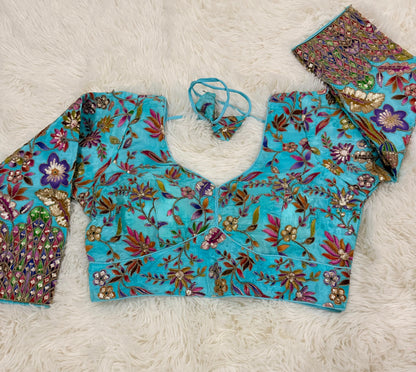 Long Sleeve Viscose Printed Blouse | Modest & Elegant Women’s Fashion