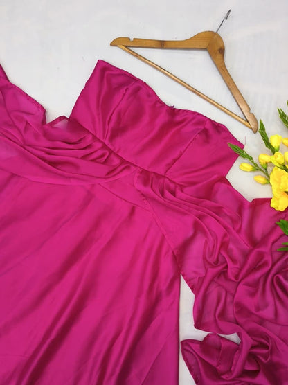 Ruby Party wear Gown