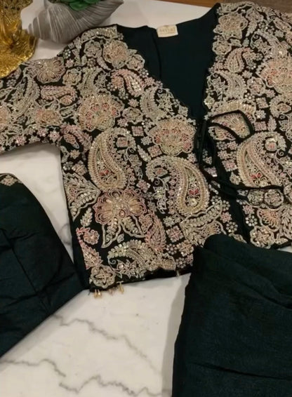 Jacket, Bustier & Palazzo | The Enhanced Beauty 2-3 Shipping days in USA