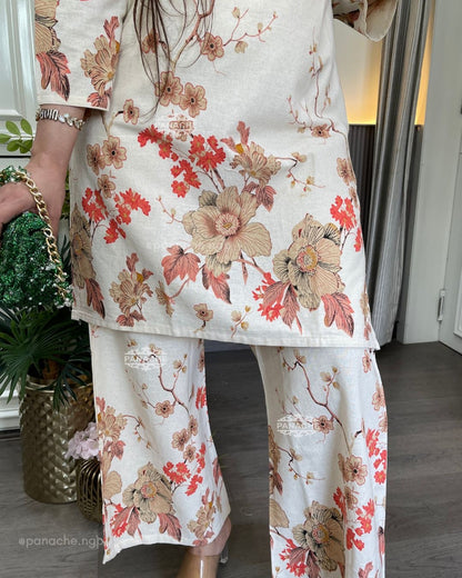 Premium Lilan Cotton Co-Ord Set