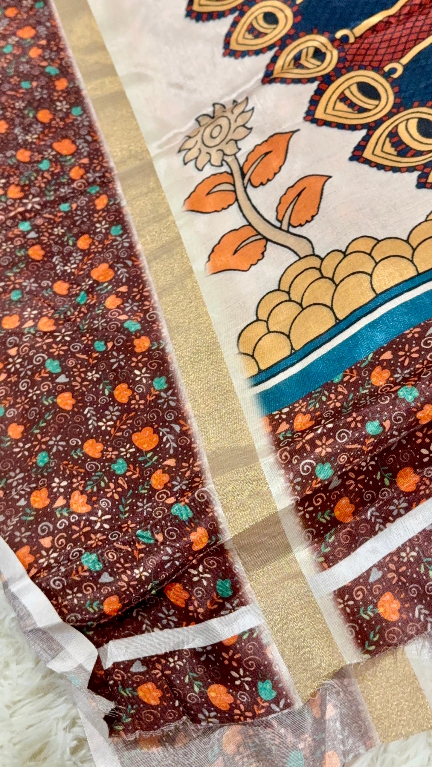Premium Kalamkari saree