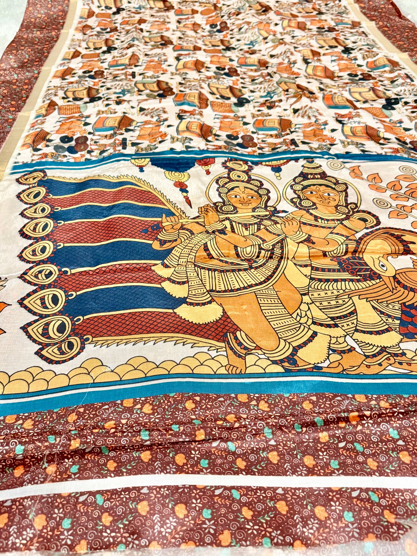 Premium Kalamkari saree