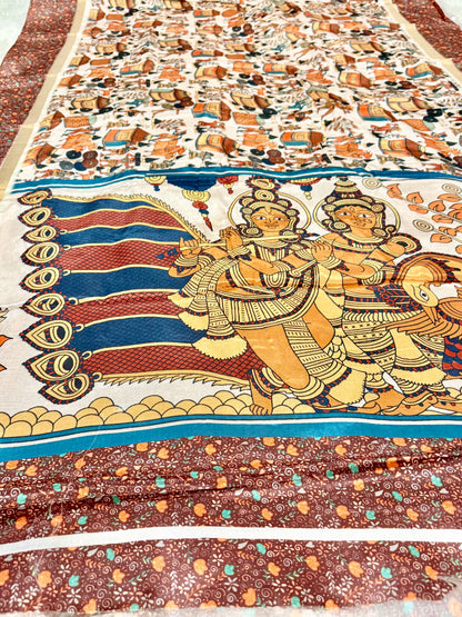 Premium Kalamkari saree