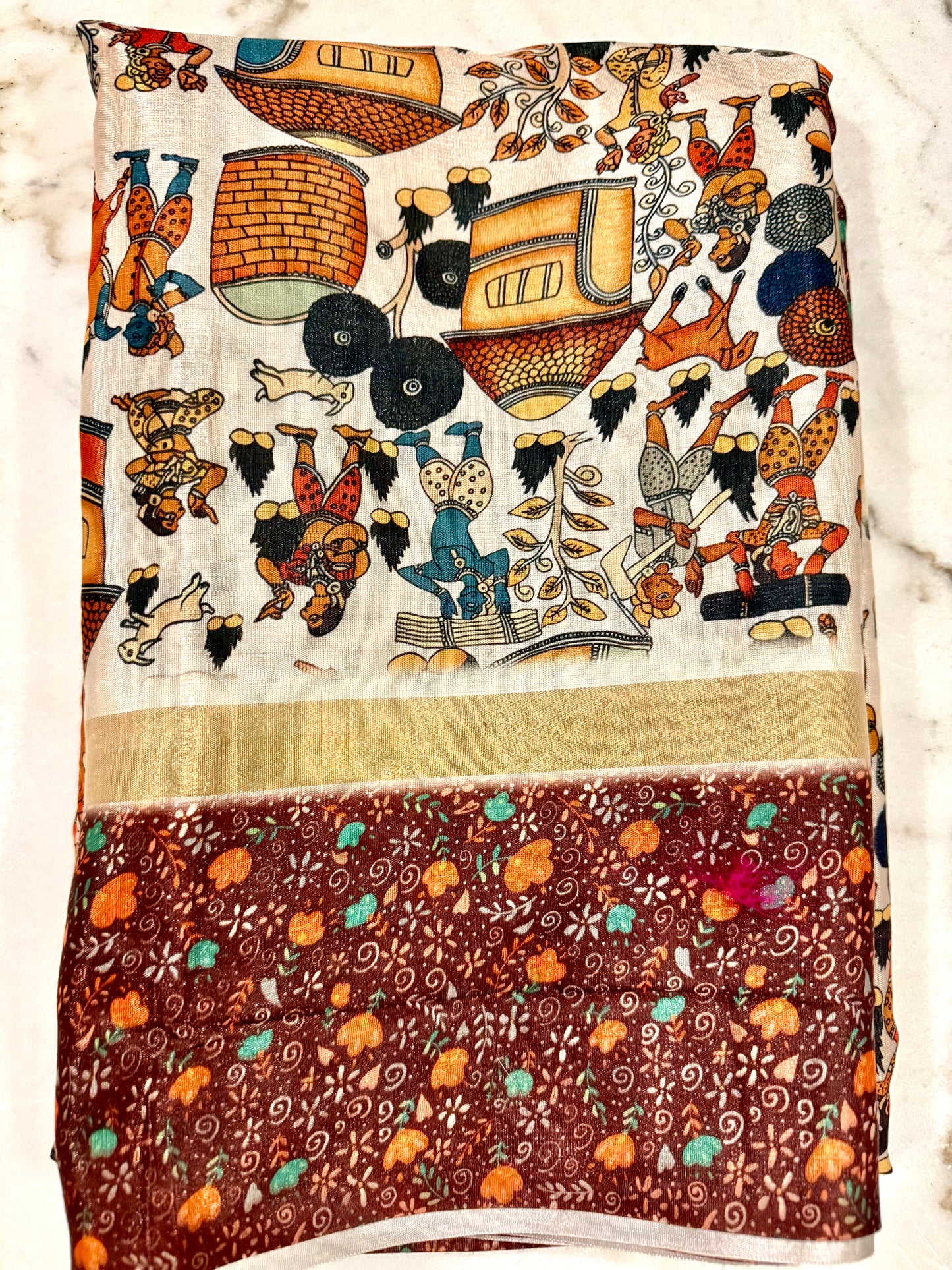 Premium Kalamkari saree