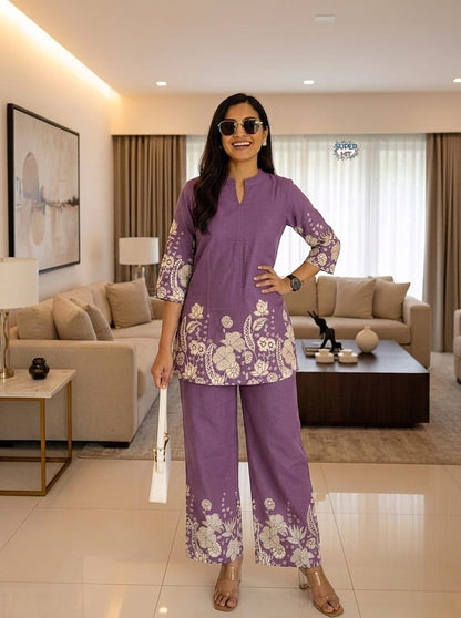 Premium Jaipuri Print Cotton Co-ord Set