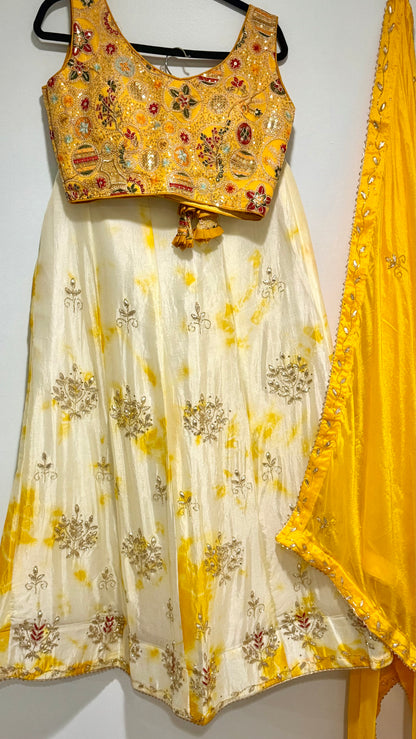 Rajasthani Royal Gota Patti Lehenga Set | Haldi & Teen Celebration Wear