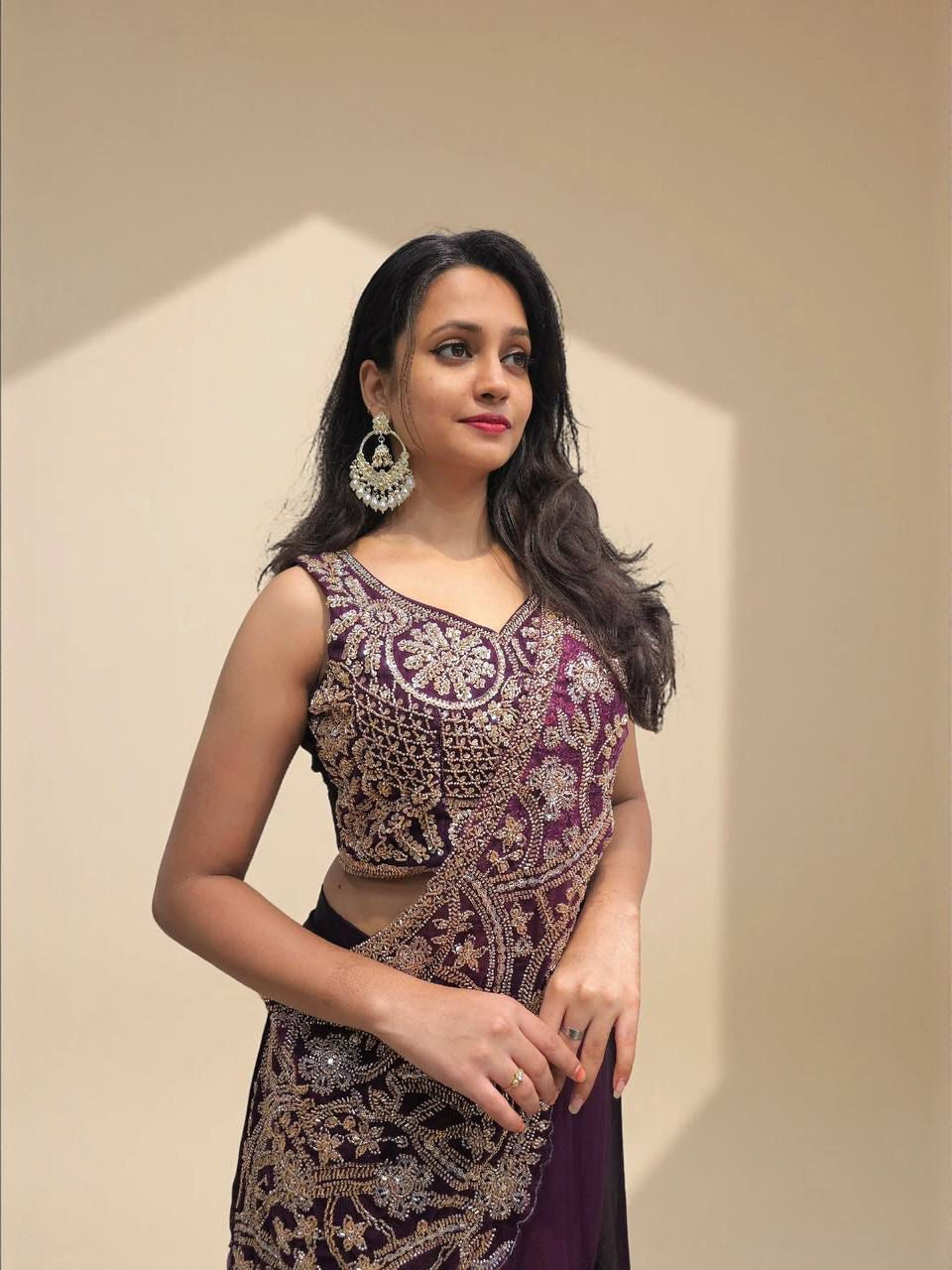 Ready to Wear Rangoli Silk Lehenga Saree