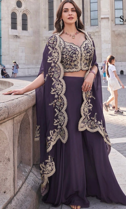 Jacket, Bustier & Palazzo | The Enhanced Beauty 2-3 Shipping days in USA