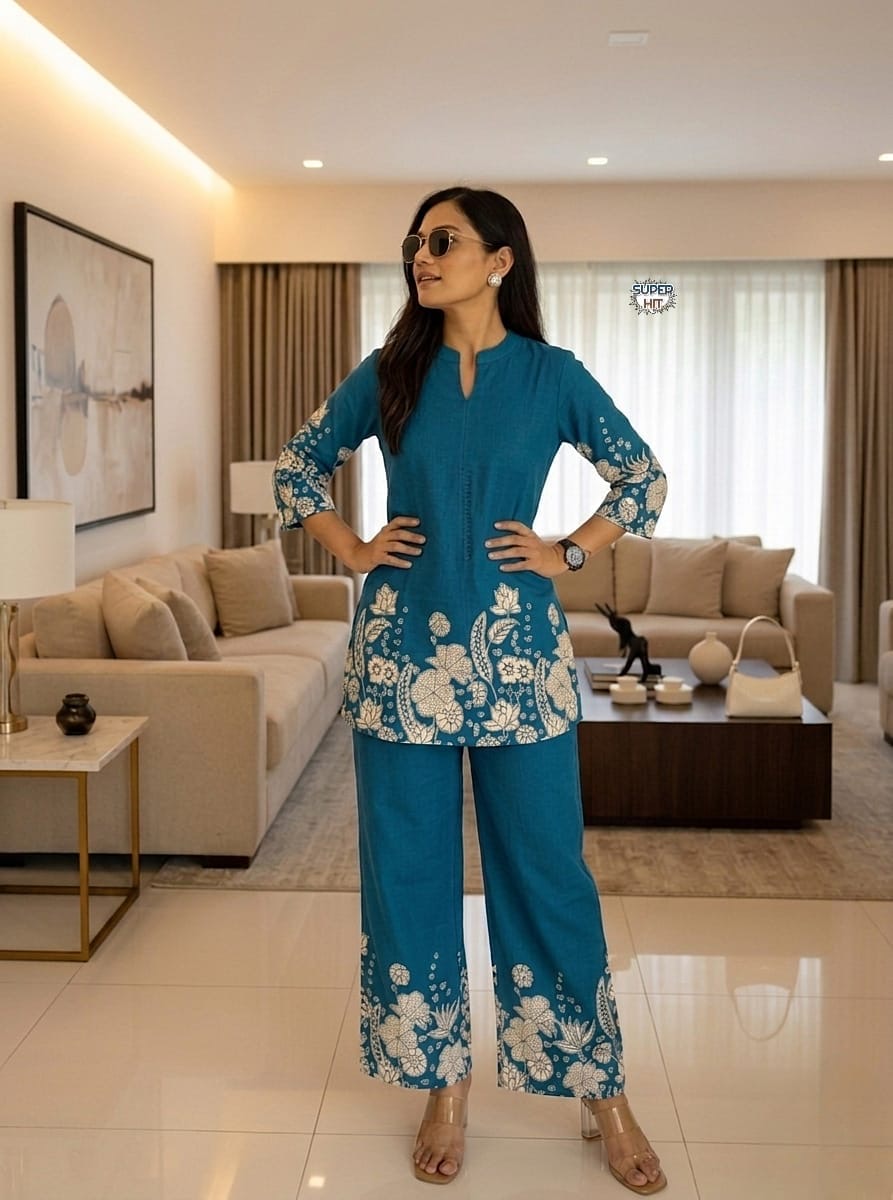 Premium Jaipuri Print Cotton Co-ord Set