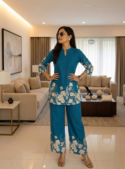 Premium Jaipuri Print Cotton Co-ord Set