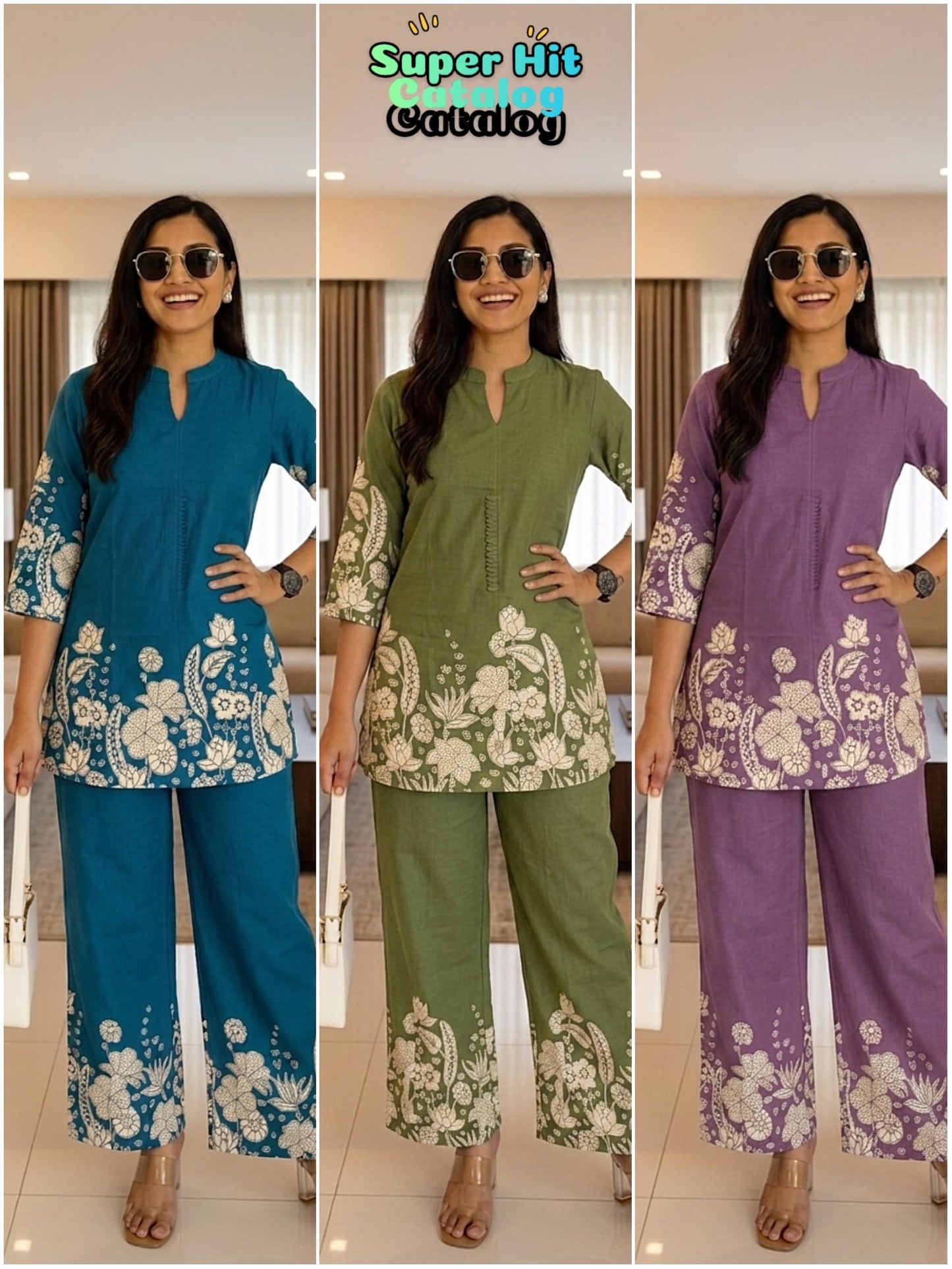 Premium Jaipuri Print Cotton Co-ord Set