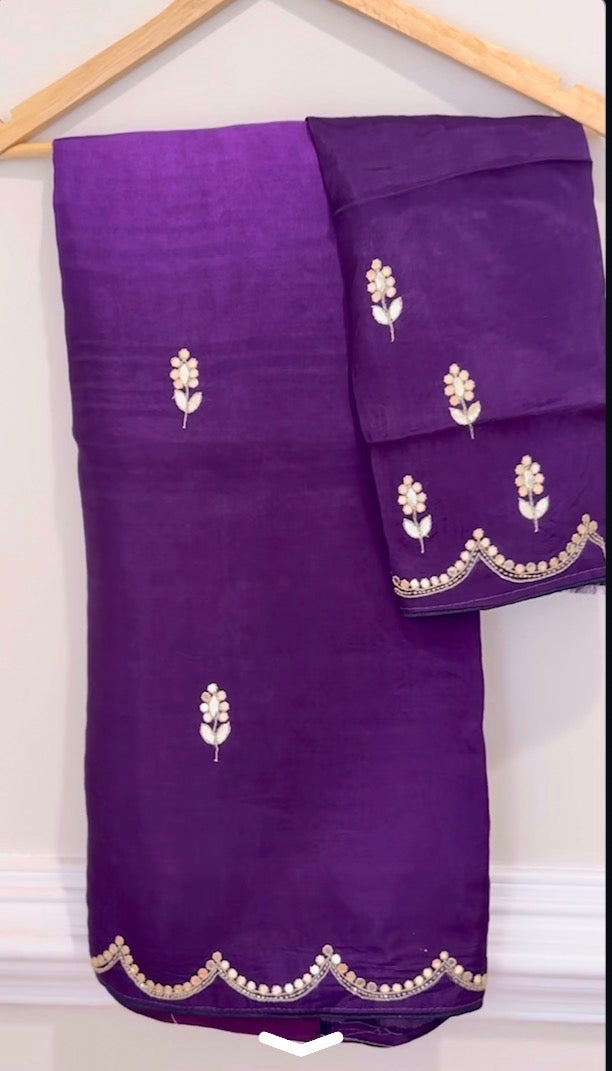 Aari Tari Handwork Saree
