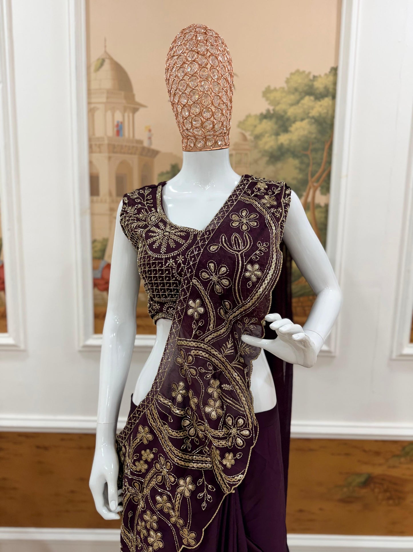 Ready to Wear Rangoli Silk Lehenga Saree