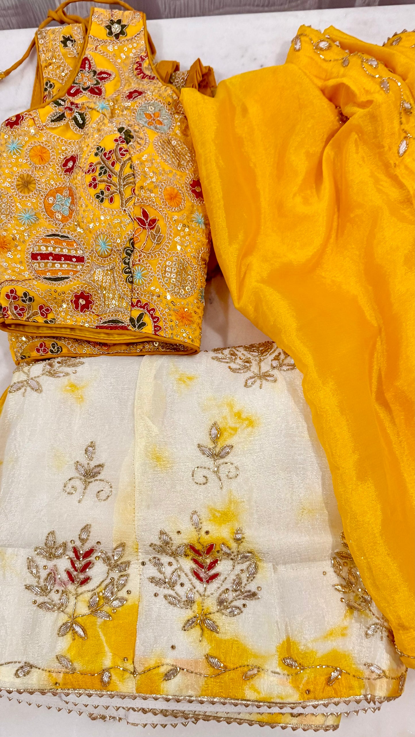 Rajasthani Royal Gota Patti Lehenga Set | Haldi & Teen Celebration Wear