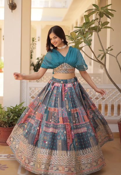 Teen Designer Lehenga Choli Set
