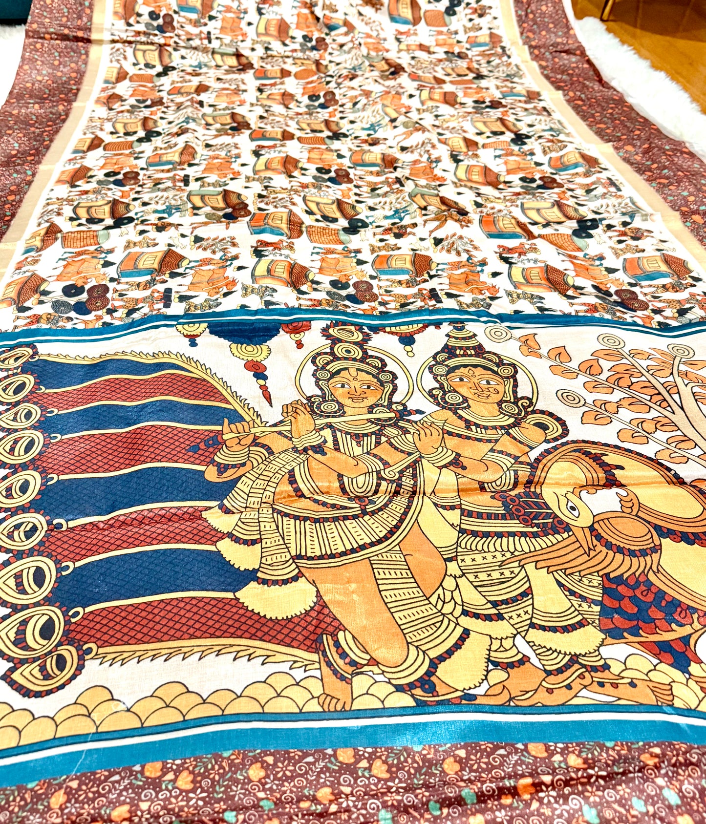 Premium Kalamkari saree