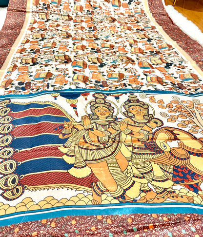 Premium Kalamkari saree