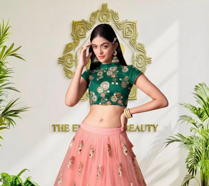Floral Embroidered Lehenga Choli Set