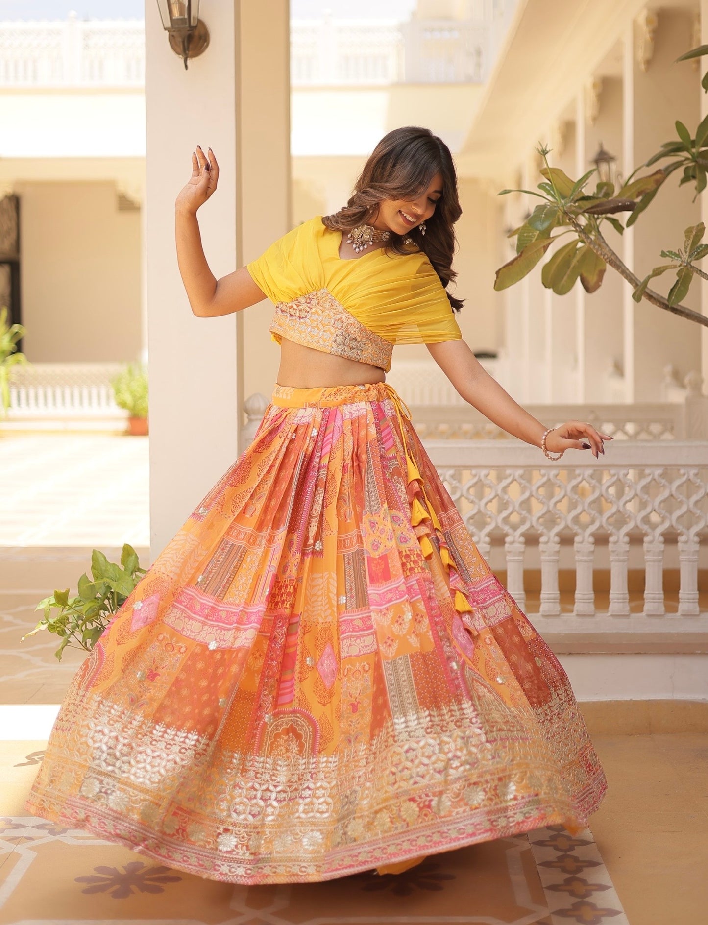 Teen Designer Lehenga Choli Set
