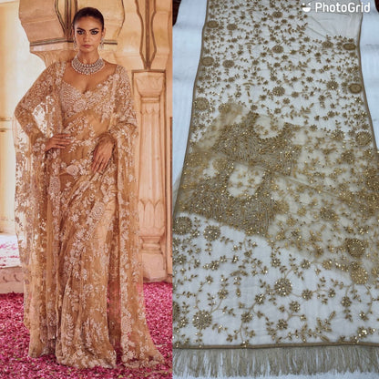 Heavy Sequins Party Wear Saree