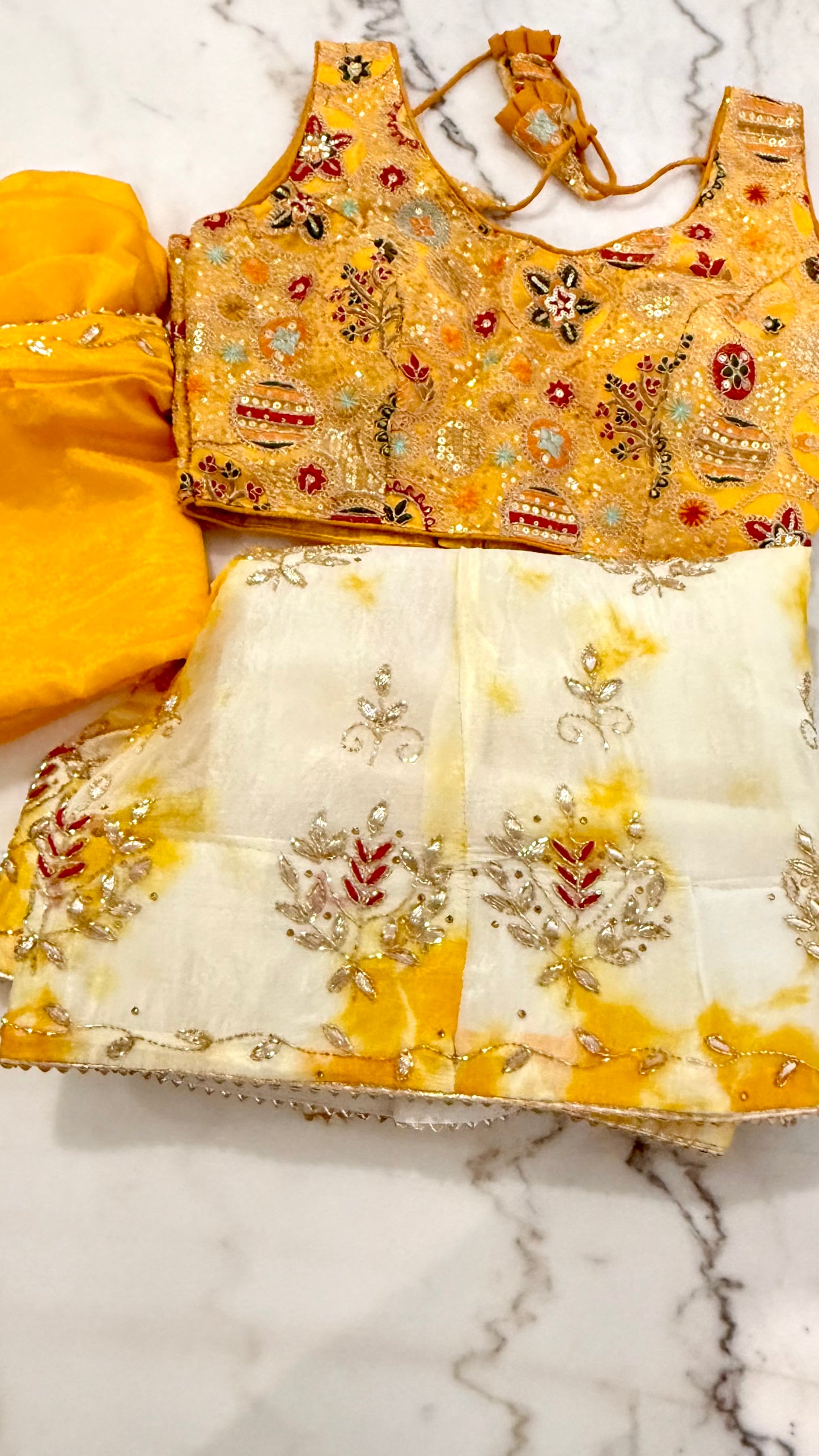 Rajasthani Royal Gota Patti Lehenga Set | Haldi & Teen Celebration Wear