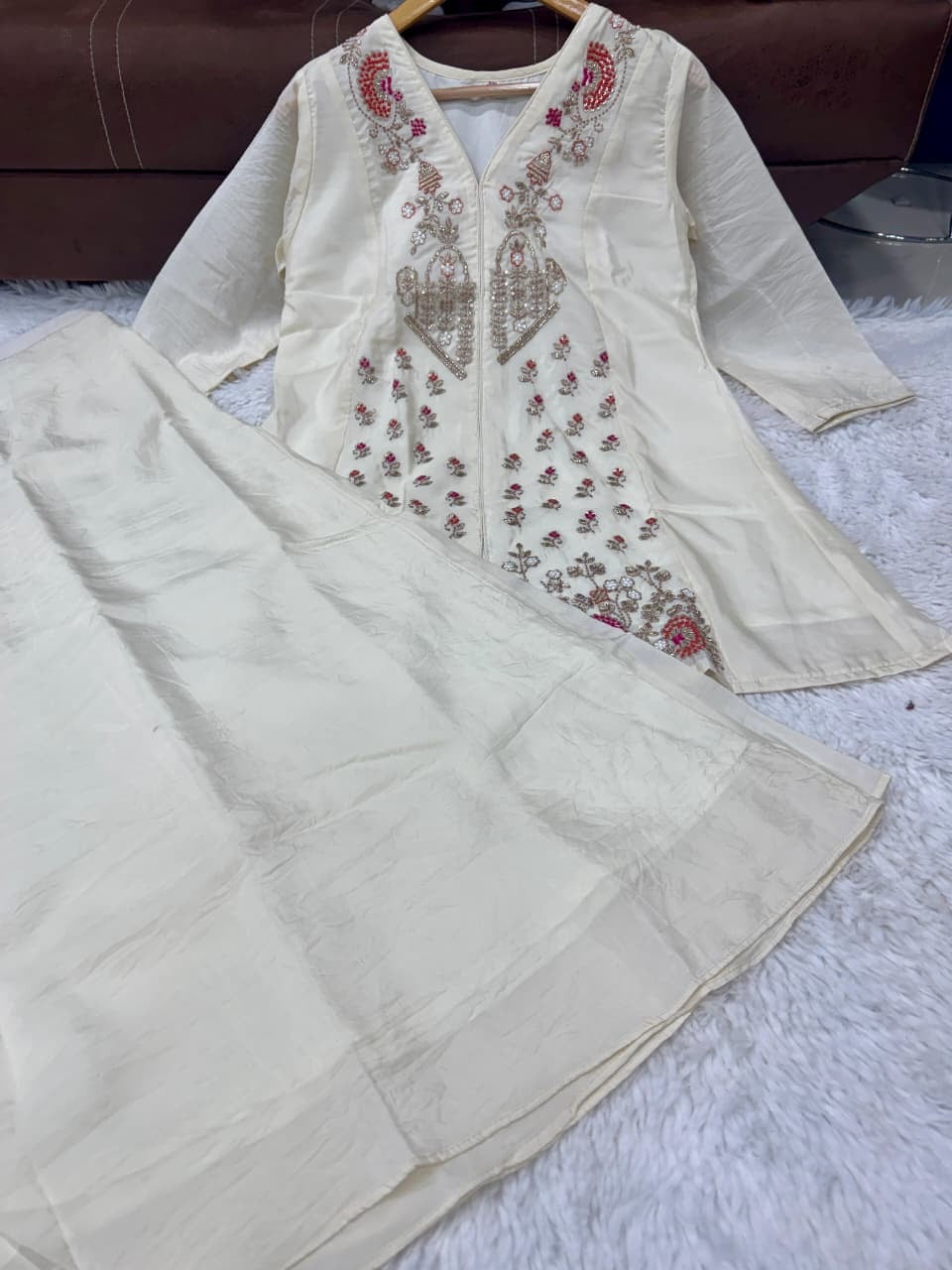 Party Wear Co-Ord Set With Palazzos