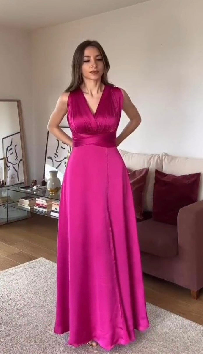 Ruby Party wear Gown