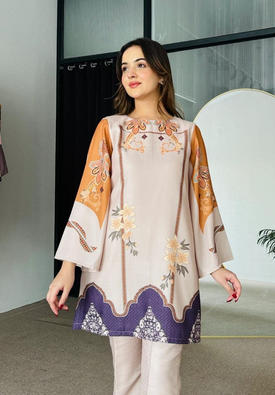 Pure Viscose Rayon Printed Co-Ord Set