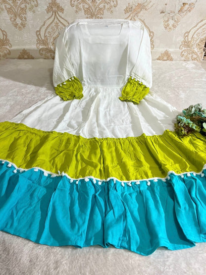Rayon Cotton Gown