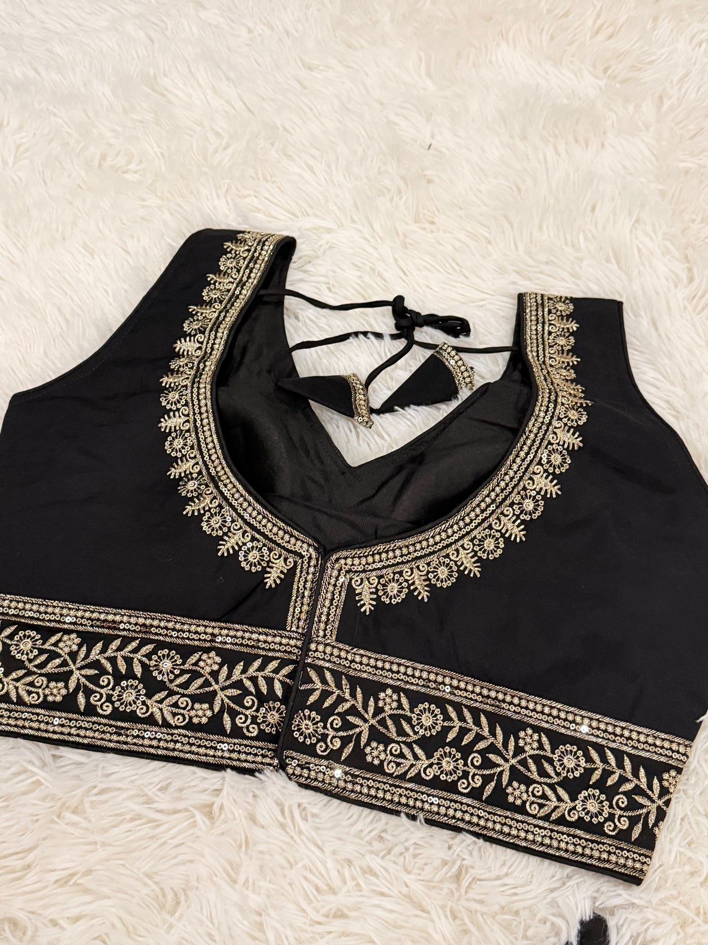 Roman Silk Embroidered Blouse