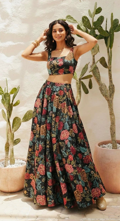 Florence-2 Floral Printed Lehenga Set