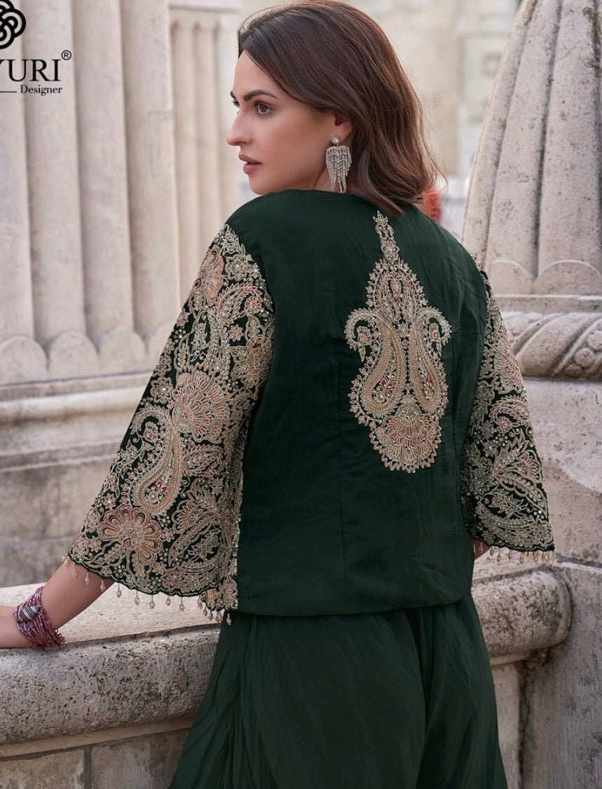 Jacket, Bustier & Palazzo | The Enhanced Beauty 2-3 Shipping days in USA